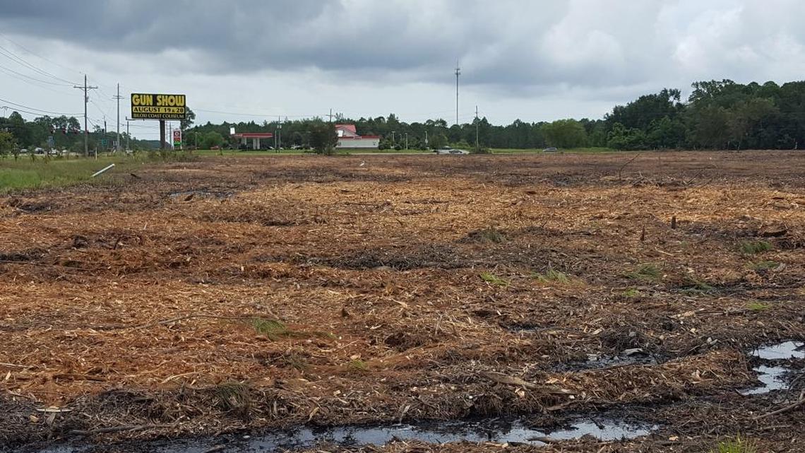 The cleared lot at the corner of U.S. 90 and Mississippi 57 has generated a deluge of questions from Ocean Springs residents hoping a new business is coming like a Chick-fil-A or a Publix.