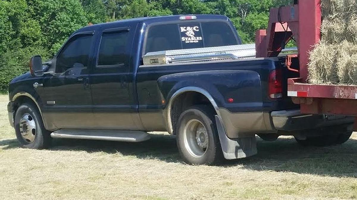 Biloxi police seek the return of a Ford F-350 that was reported stolen Friday.