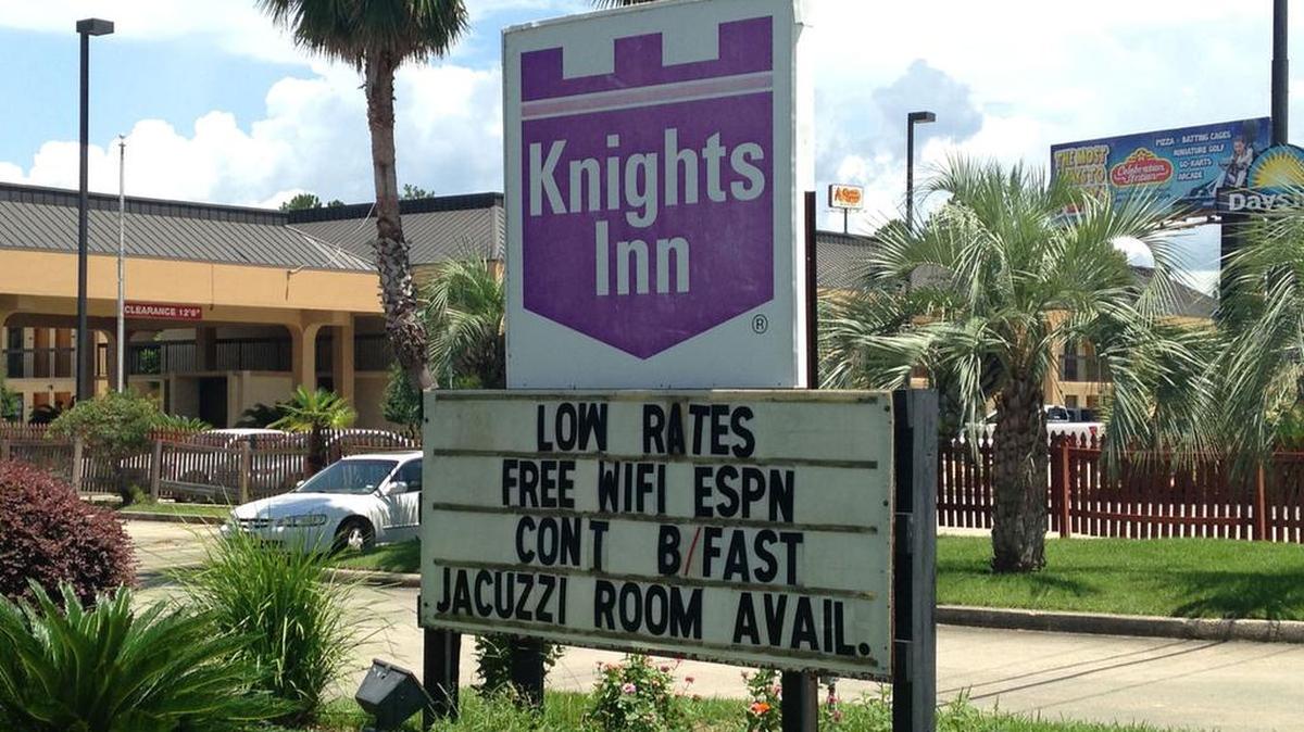 Gavin Eugene Long stayed at Knights Inn on Airline Highway, less than two miles from where he shot dead three lawmen in Baton Rouge on Sunday.