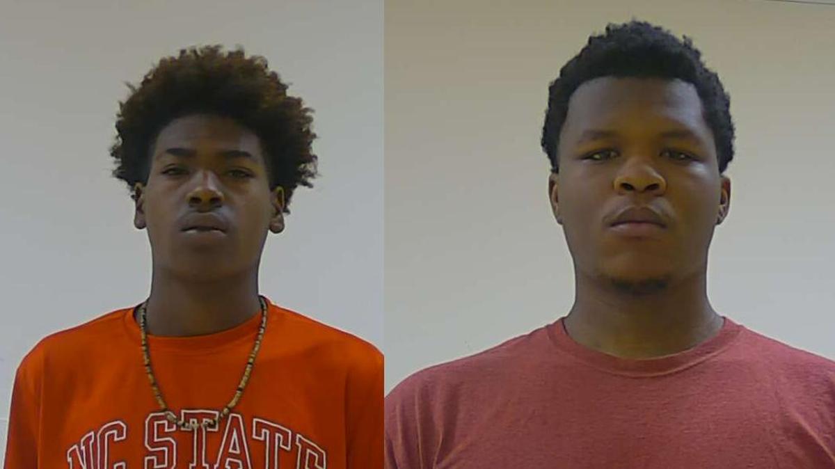 Kaderrick Robinson, left, and Elijah Bolton