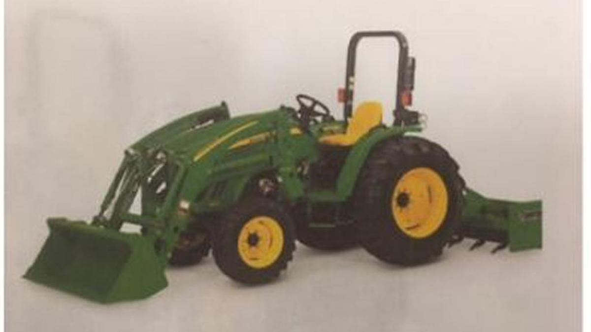 D'Iberville police are looking for the person who took a John Deere Tractor that looks like this one from D'Iberville Equipment Rental and Sales.