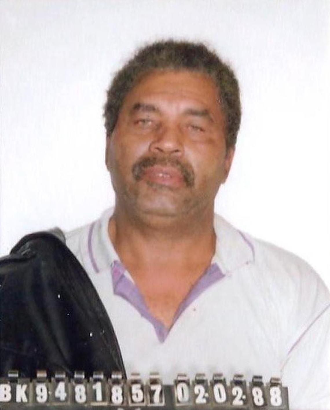 A Pascagoula Police Department mug shot of Samuel Little taken in 1988.