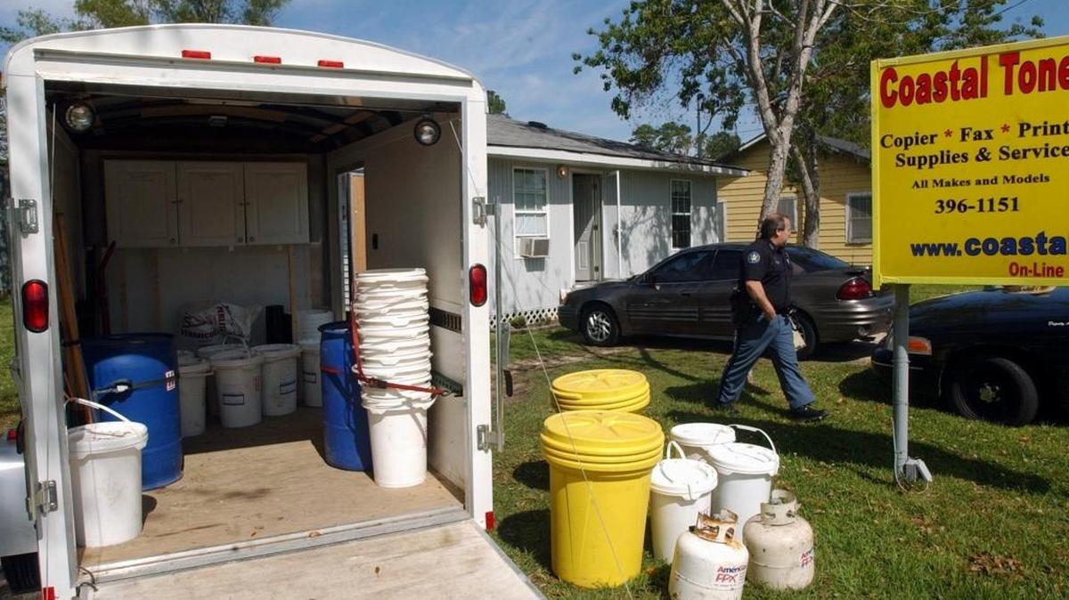 A meth lab was busted in D’Iberville by Harrison County Sherriff's Department in July 2017. Deputies also discovered a sophisticated surveillance system.