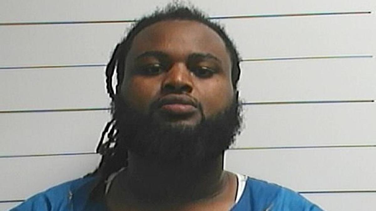 FILE - This April 10, 2016, file photo provided by the Orleans Parish Sheriff's Office shows Cardell Hayes. Hayes, the suspect in the death of Will Smith, said he shot in self-defense because he feared the retired New Orleans Saints star, although unarmed, was going for a gun as they argued over a car crash. "It was self-defense," Hayes can be heard telling detectives in a recording of an interview made hours after the shooting. The recording was played in court Friday, June 3, 2016.(Orleans Parish Sheriff's Office via AP, File)