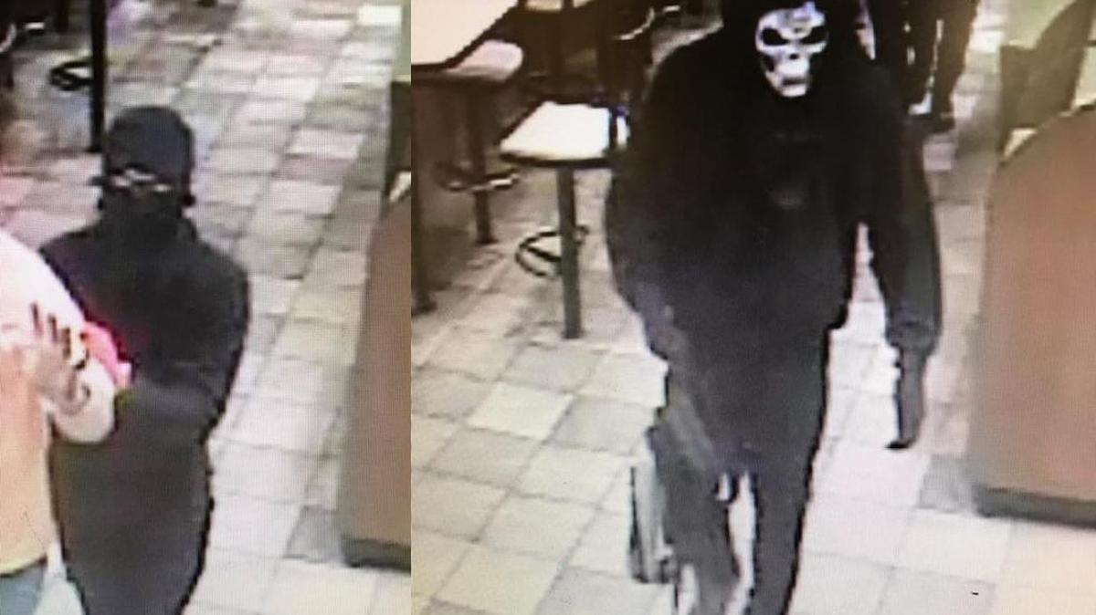 This photo shows two people who robbed the McDonald’s restaurant on Courthouse Road in Gulfport about 10 p.m. Sunday, Jan. 29.