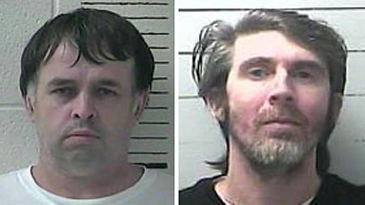 Michael Wayne Lee, left, and Kristopher Michael Brumfield