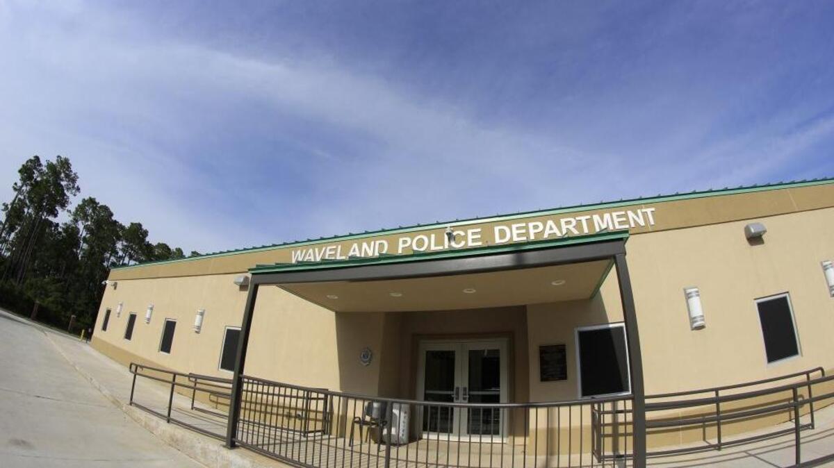 The Waveland Police Station.