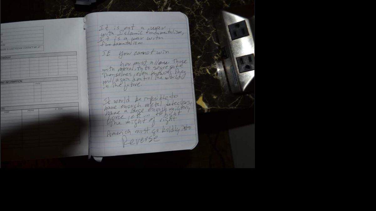 The New Orleans Advocate
Lafayette police released the 39-page journal kept by Lafayette movie theater shooter John "Rusty" Houser on Wednesday.