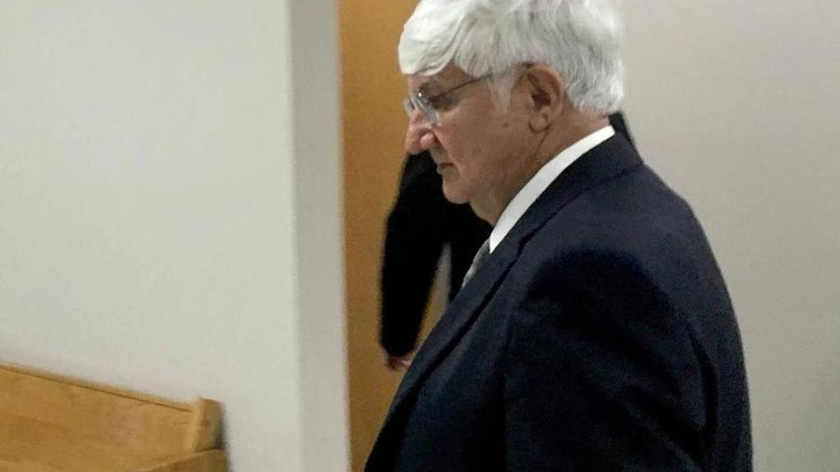 Sergio Sandoval is shown during a break the first day of his trial on sex-crime charges alleging he molested and sexually assaulted a girl who rode his school bus in Ocean Springs. His trial started Tuesday, Feb. 7, 2017, in Jackson County Circuit Court. A mistrial was declared Thursday after Sandoval reportedly became ill.