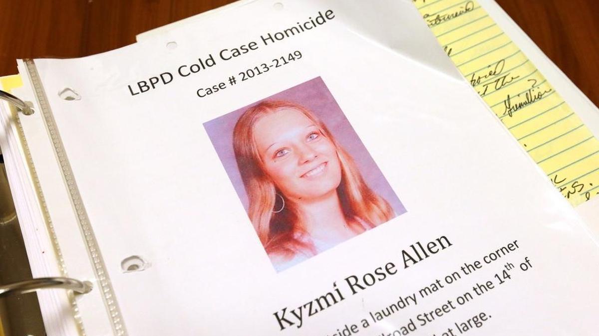 Long Beach Police investigator Craig DeRoche says they believe they know who killed Kyzmi Rose Allen on Dec. 14, 1977, but that suspect is now dead.