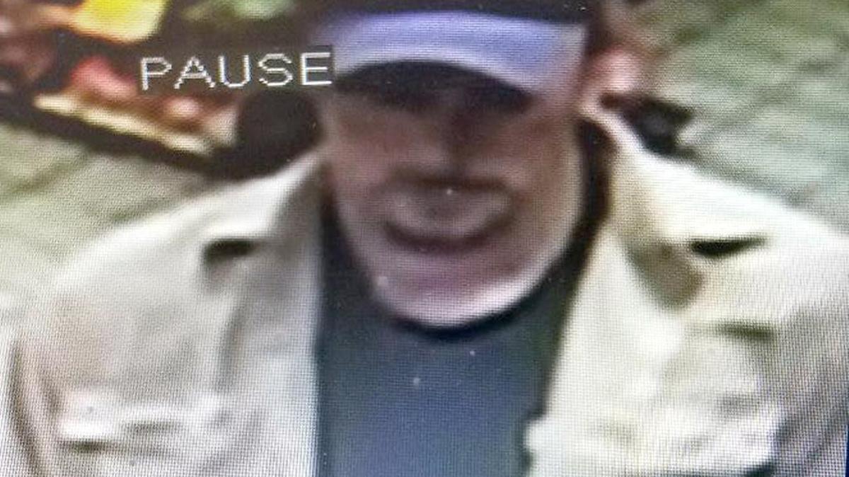 A video surveillance image shows a man Biloxi Police are looking for in connection with a cell phone theft.