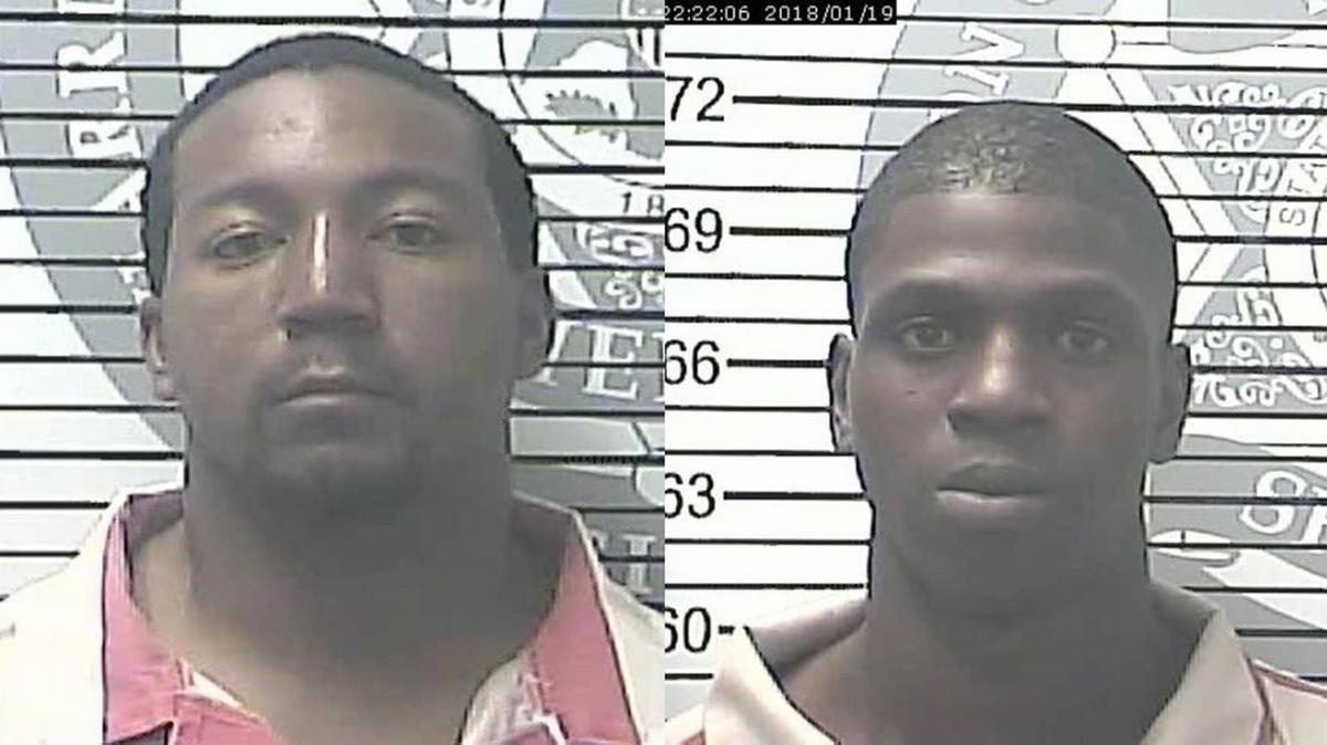 Elijah Dunomes, left, and Shaw Gilbert