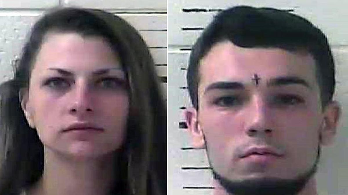 Rachel Reilly, left, and Christopher Nelson