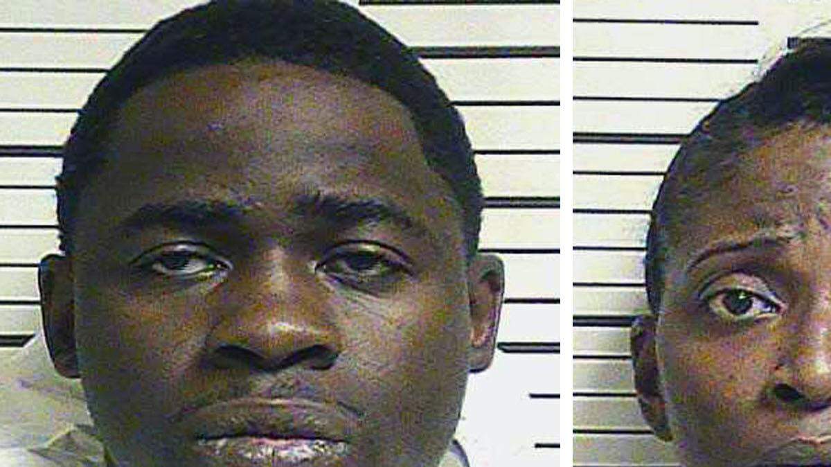 Rinaldo E. Norris, Jr., left and Kezia Jefferson were arrested Friday in connection with the armed robberies of Papa John's and Subway restaurants over the past week.