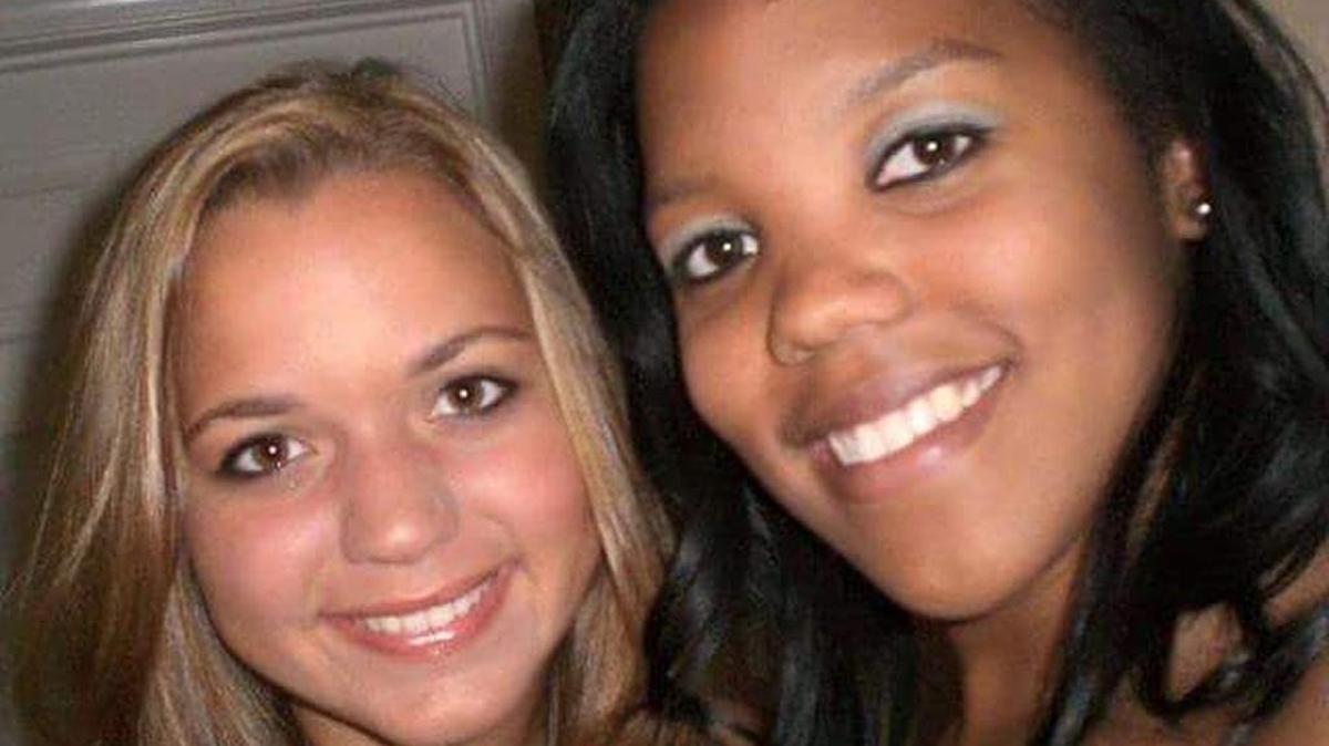 Kelei Morris, right, and Naquel Bennett became close friends as children in Biloxi.