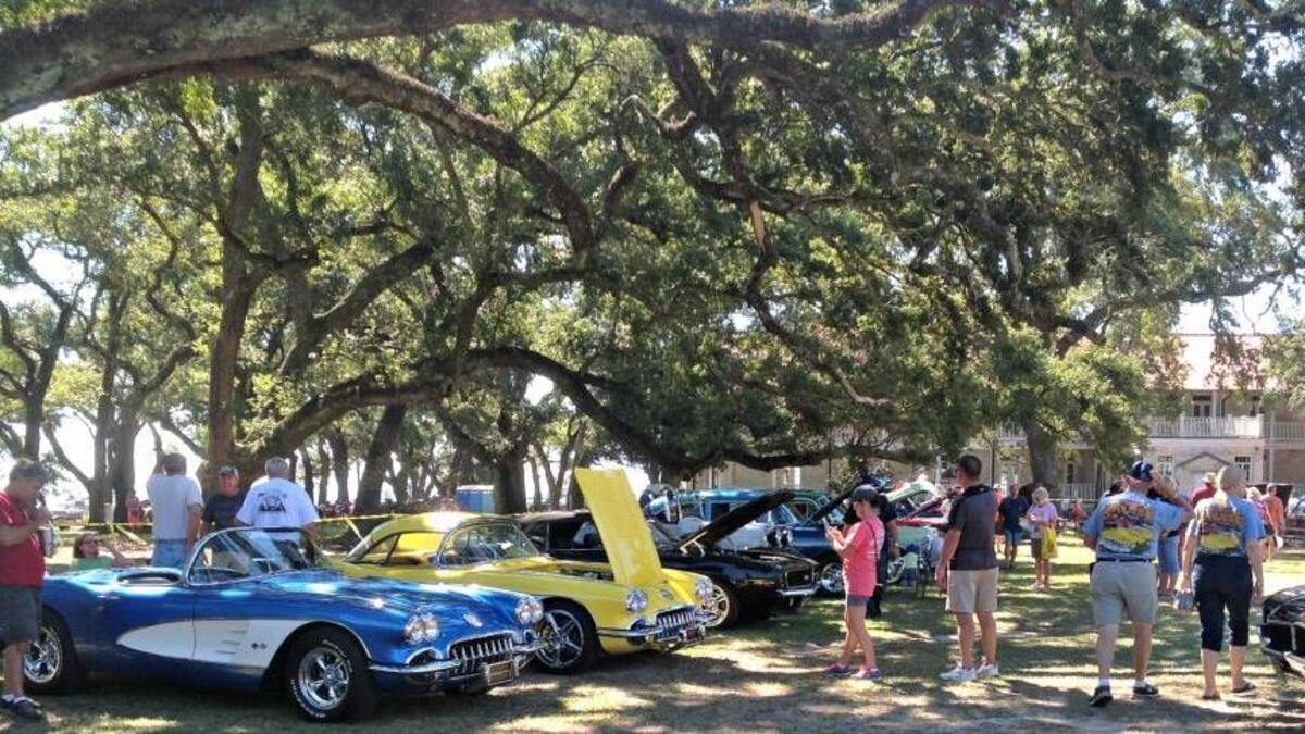 Cruisin' Central under the oak trees on U.S. 90 in Gulfport was filled with antique and classic cars and their fans on Monday.