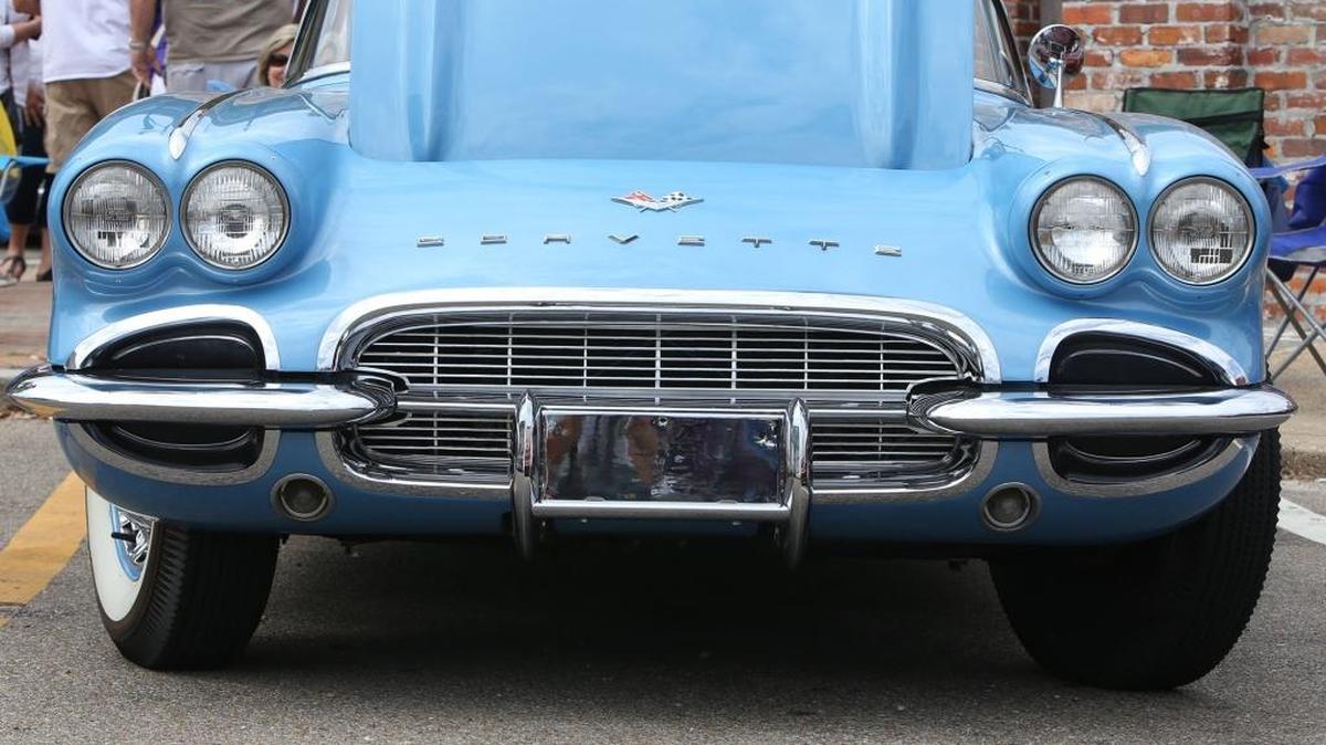 1961 Chevrolet Corvette owned by Michael Mardellus of Biloxi is on display during the opening day of Cruisin' The Coast 2016. Gautier will welcome cars of all ages for Cruisin’ Through the Decades on Sunday, Oct. 1, the opening day of Cruisin’ The Coast 2017.