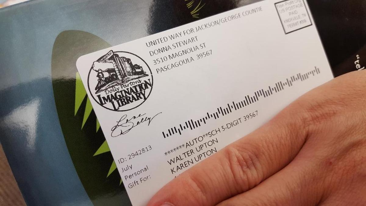 Dolly Parton’s Imagination Library mails books directly to the home of a child every month for the first five years of his life.