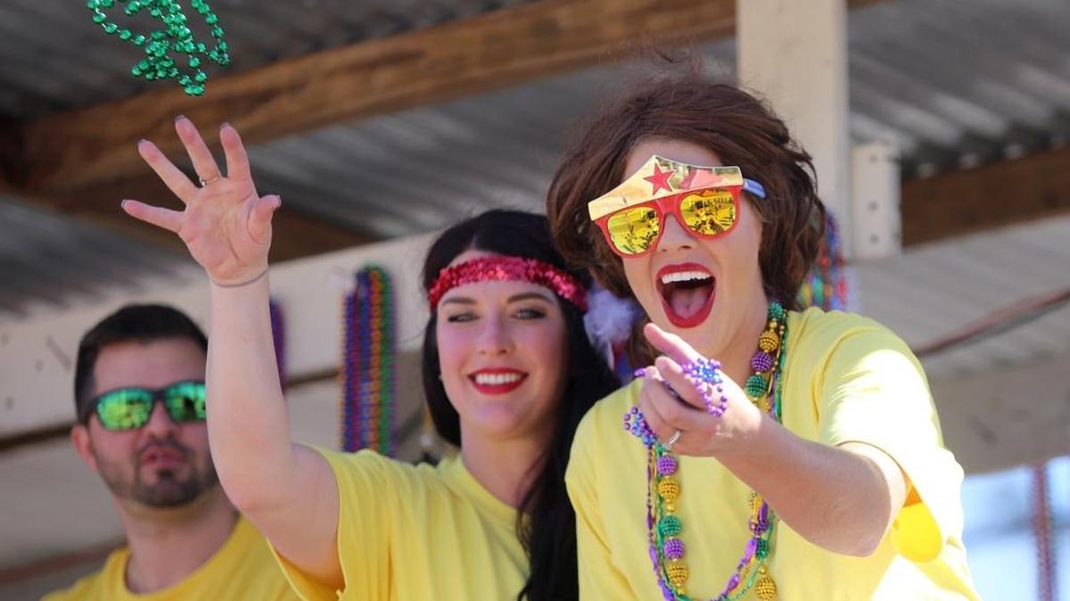 The 50th annual Nereids parade rolls down U.S. 90 on Saturday, February 19, 2017, in Waveland.