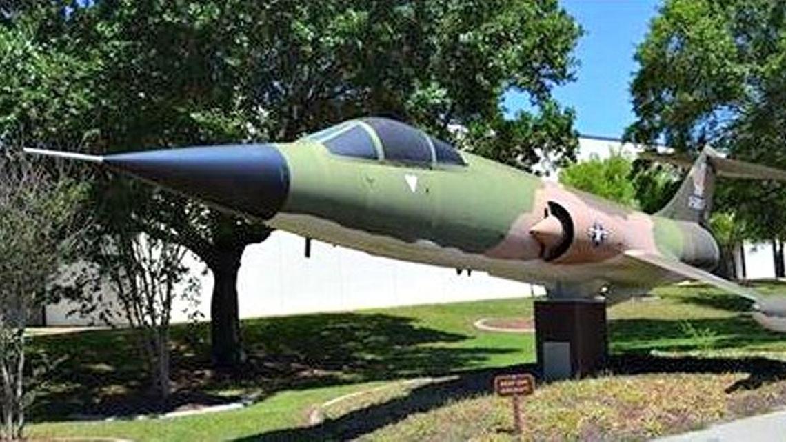 A plane previously was displayed on the Biloxi waterfront in honor of Keesler Air Force Base and Mayor Gilich wants a1956 F-104 jet moved from the base to the median along U.S. 90.