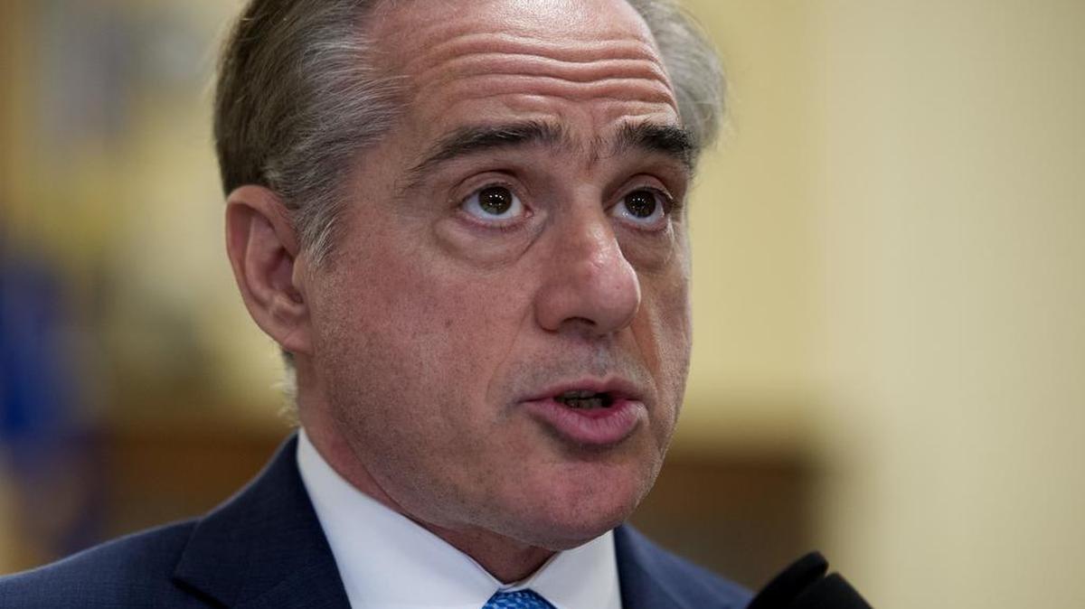 Secretary of Veterans Affairs David Shulkin, addresses the House Veterans' Affairs Committee's hearing on the Veterans Affairs community care program, on Captiol Hill in Washington, Tuesday, March 7, 2017.