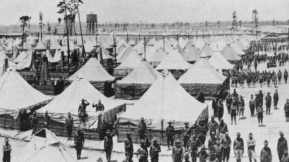 Camp Shelby during WWI.