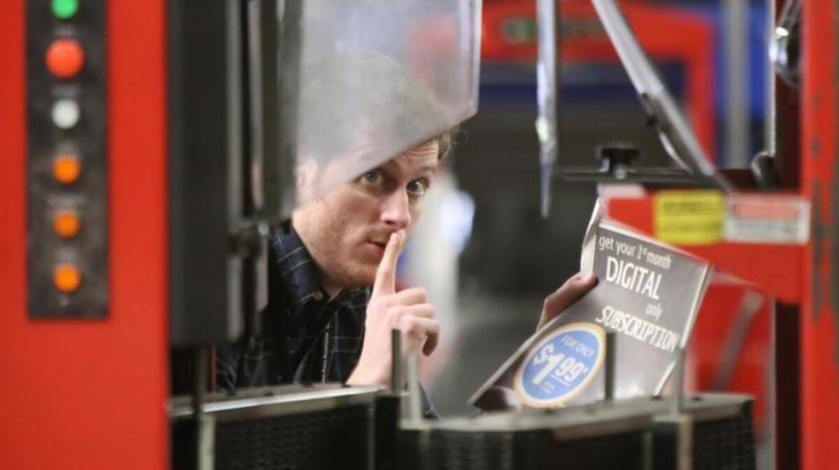 If the Sun Herald had a printing press in Bay St. Louis, it would likely violate the city’s noise ordinance after 7 p.m.