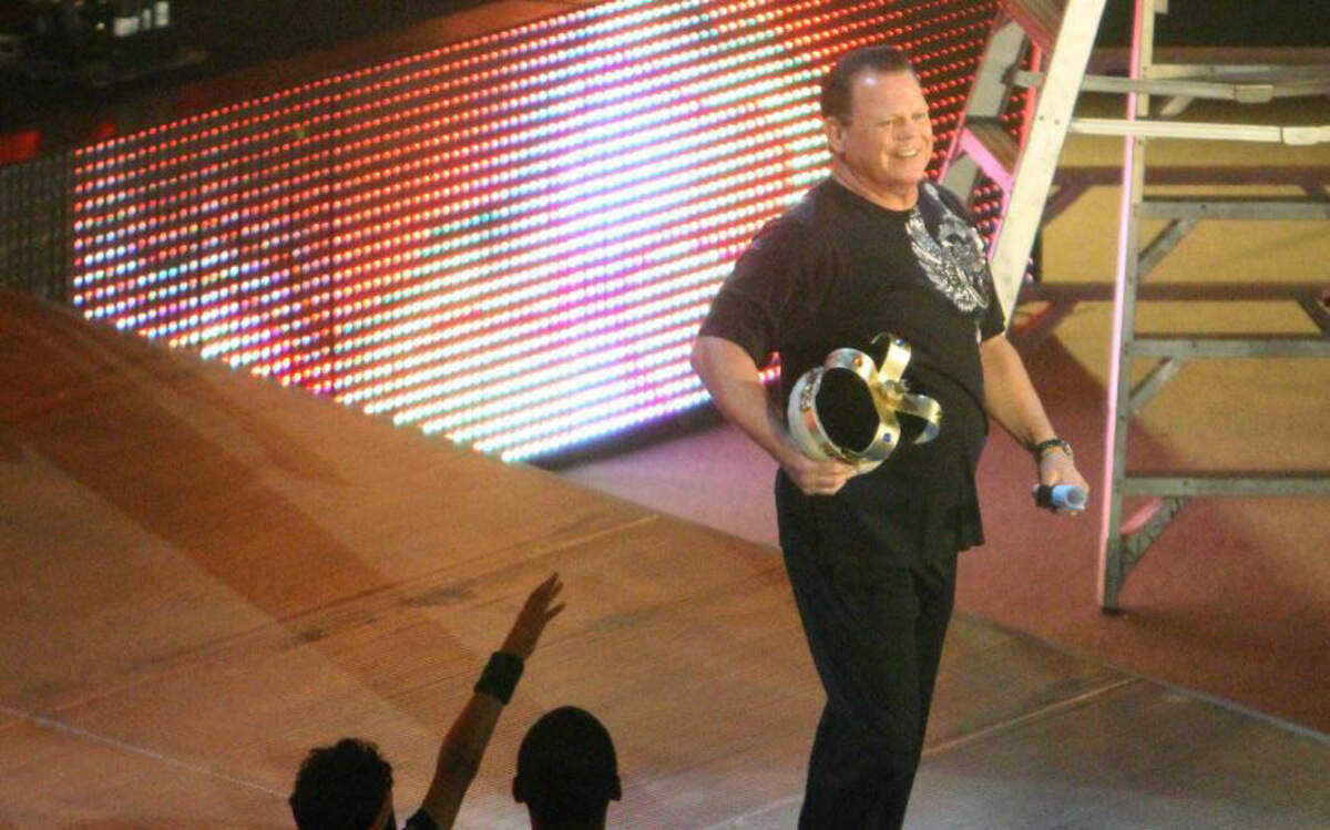 Jerry 'The King' Lawler enters the Mississippi Coast Coliseum at WWE Smackdown in Biloxi on Tuesday, June 14, 2016.