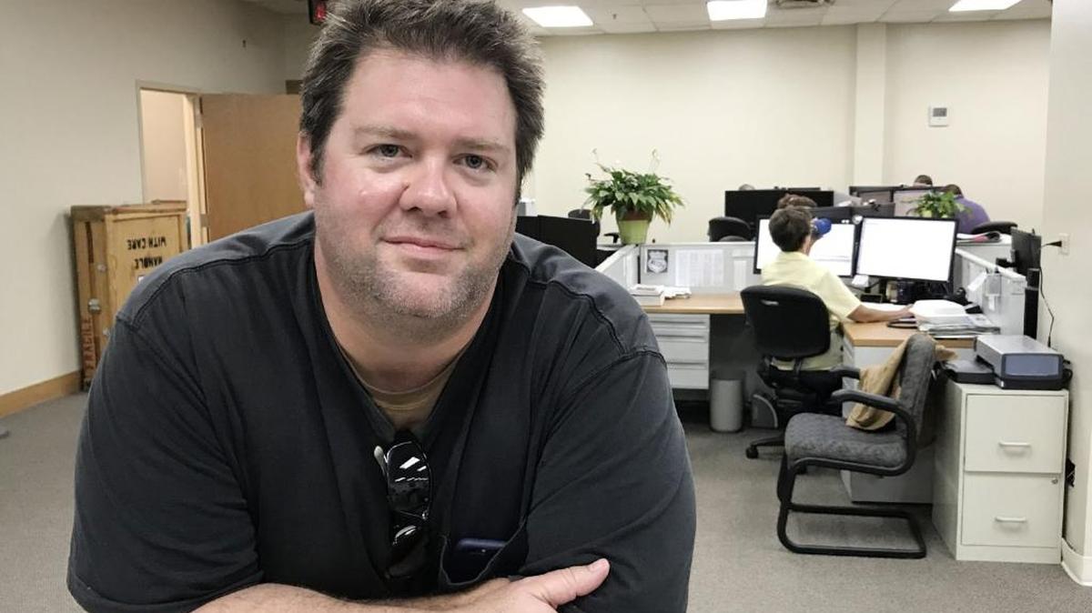 Former Sun Herald reporter Greg Lacour pauses during a visit Gulfport this week, where he saw the changes in the city he once covered.