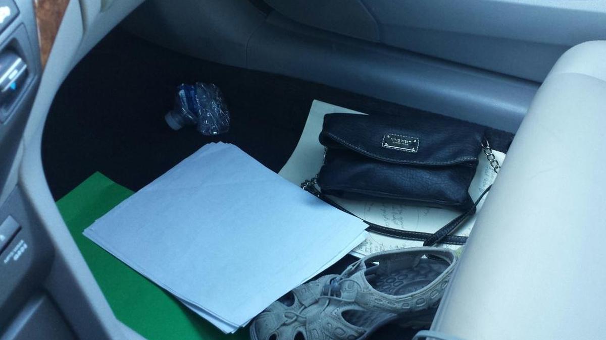 Found my purse, right where I’d left it, under the open window.