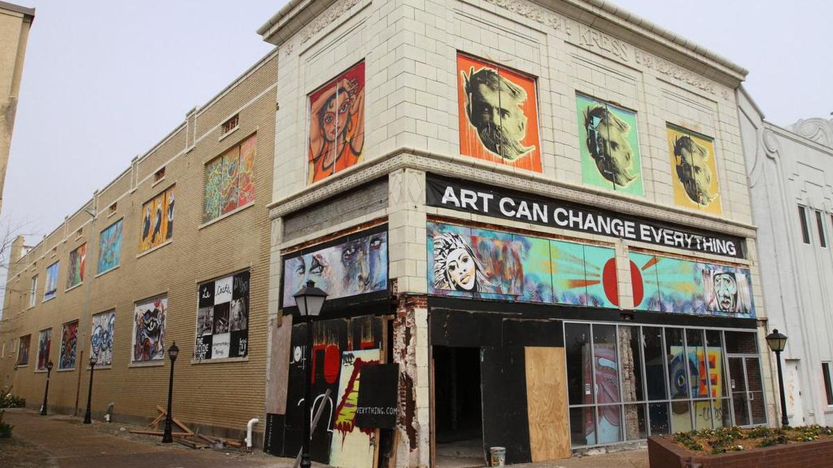 The Kress Building in downtown Biloxi is for sale.