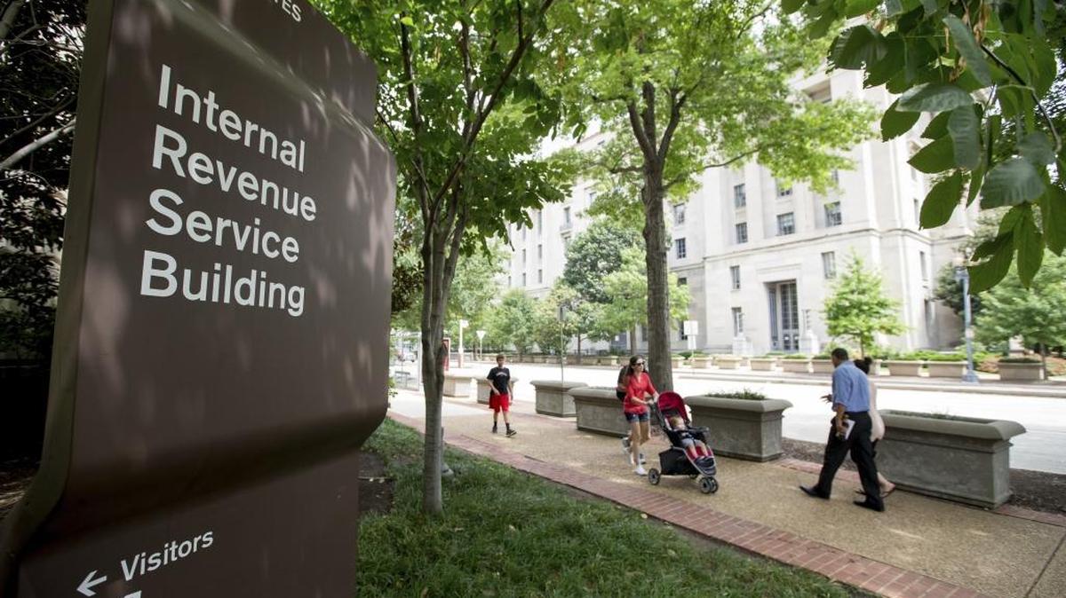 In this photo taken Aug. 19, 2015, the Internal Revenue Service Building in Washington.