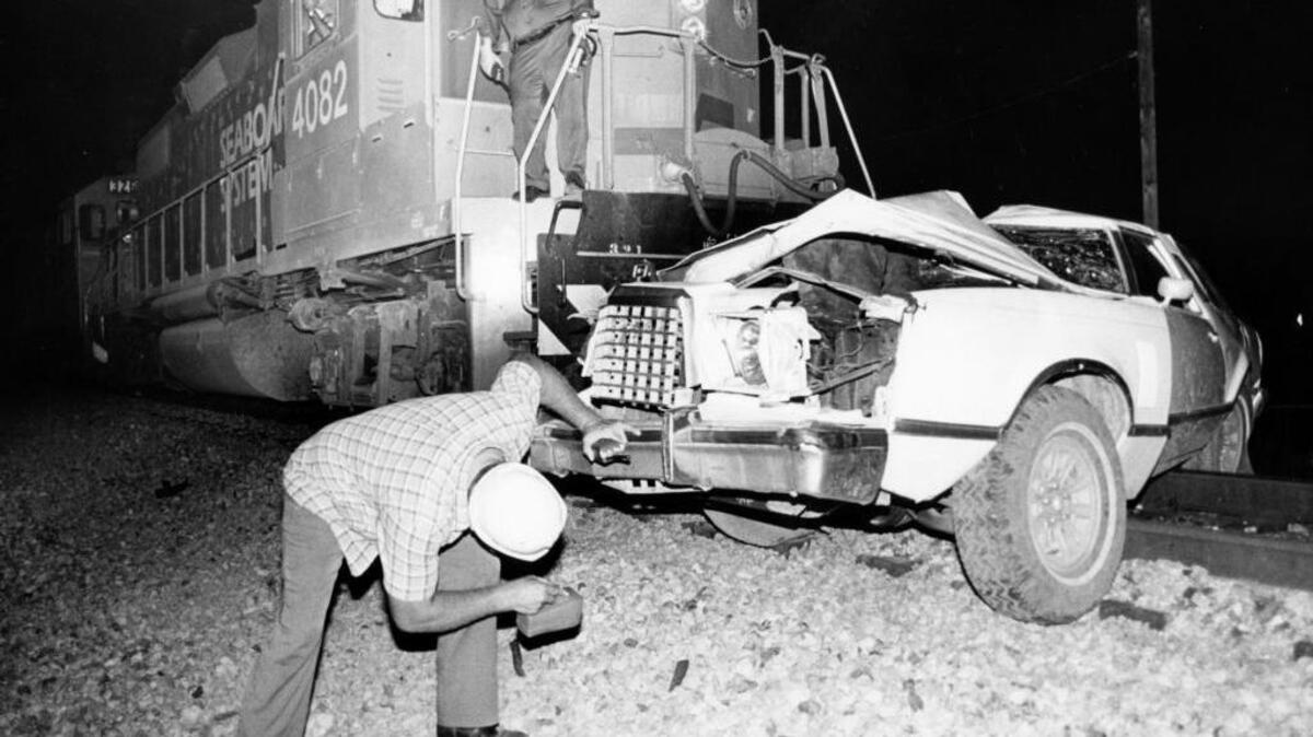 Mark Vidrine, 28, died on May 1, 1986 when his car was struck by a train at the 3rd Avenue crossing in Pass Christian. The crossing was one of 54 recommended for closing in December 1992 that had not been closed three years later when The Sun Herald reported on them.