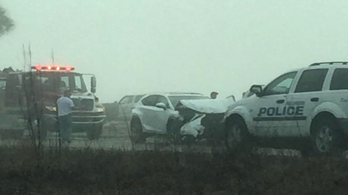 Pass Christian Police believe at least six vehicle were damaged in a Wednesday morning crash on US 90.