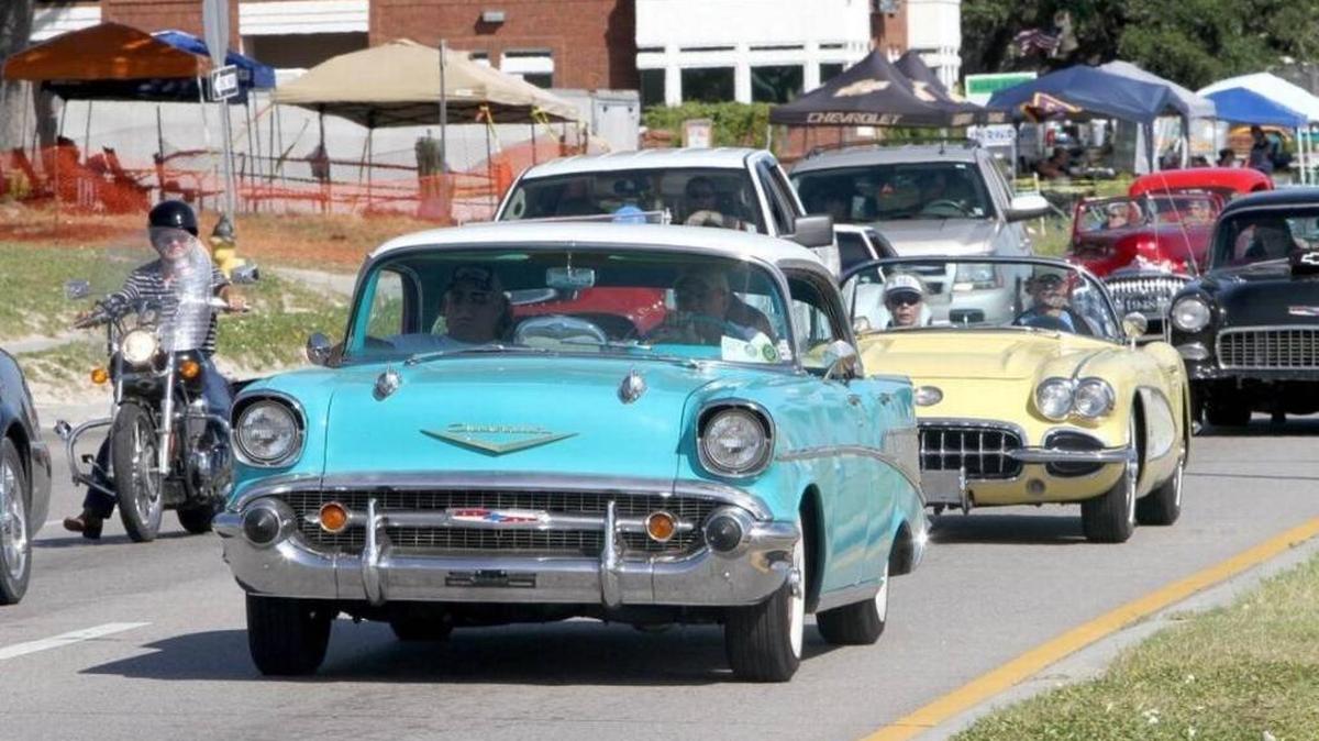 Cruisers convoy their cars up and down U. S. 90 in Biloxi on Friday, Oct. 10, 2014. This year two other big events are at the same time as Cruisin’ in South Mississippi.