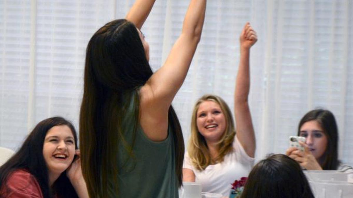 The first attendee at Picayune’s Love Your Selfie Event on March 25 who took a selfie and posted it to Instagram first, while tagging the D.I.V.A. Collective, won a T-shirt from featured speaker Chrissy Miller.