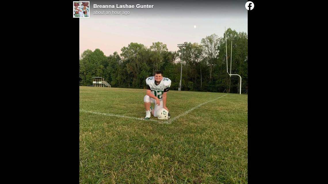 Kaden Gunter, 12, collapsed during a medical emergency at football practice in Grenneville, Tennessee, and died days later, his family confirmed.