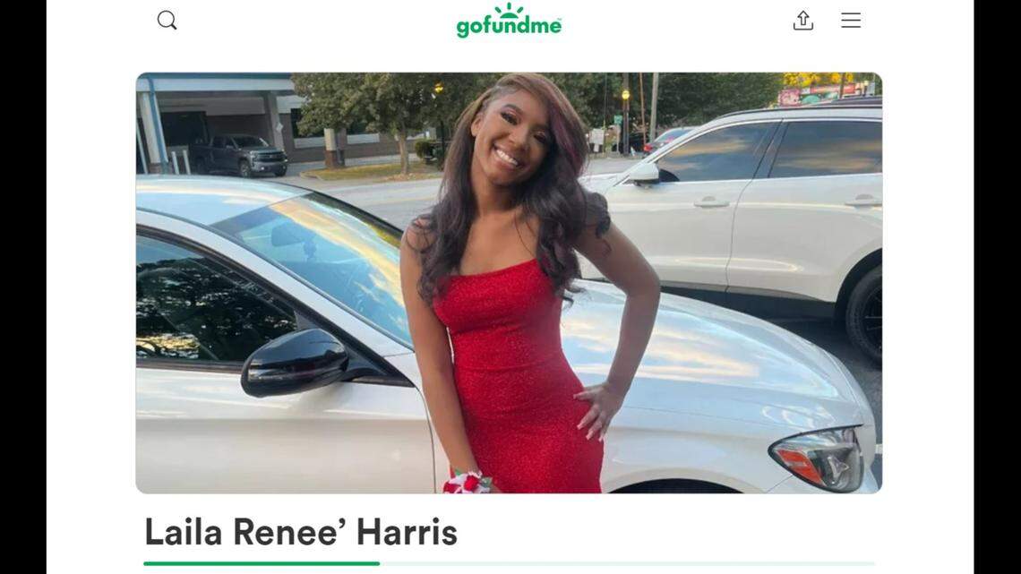 Laila Harris, 15, was shot and killed during a high school party in Morrow, Georgia, on Dec. 3, police said.