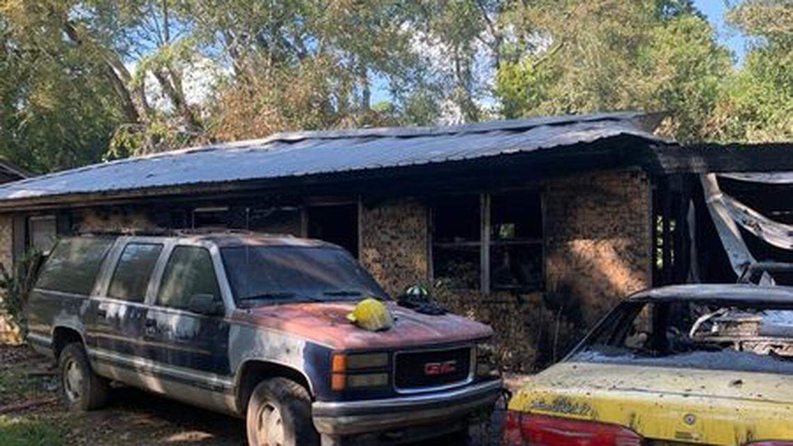 A woman who was cooking lunch died after her grill caused a house fire, Louisiana fire marshals say. The BBQ was in the bed of a pickup truck under a carport.