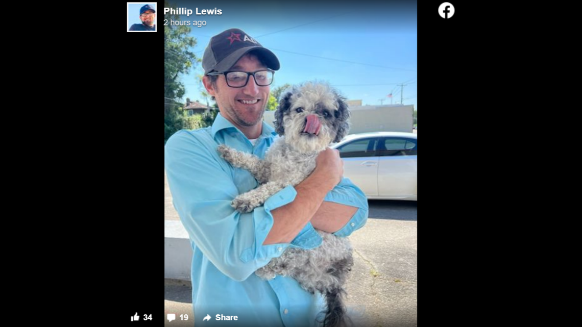 After two weeks of searching , an Alabama man has been reunited with his dog, Little Dude, after he was taken during a carjacking.