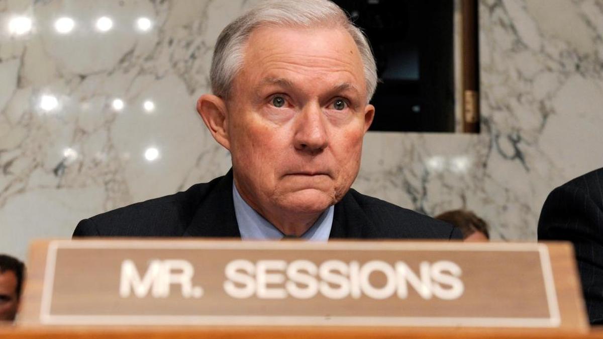 In this June 30, 2010 file photo, Senate Judiciary Committee member, Sen. Jeff Sessions, R-Ala., is seen on Capitol Hill in Washington.
