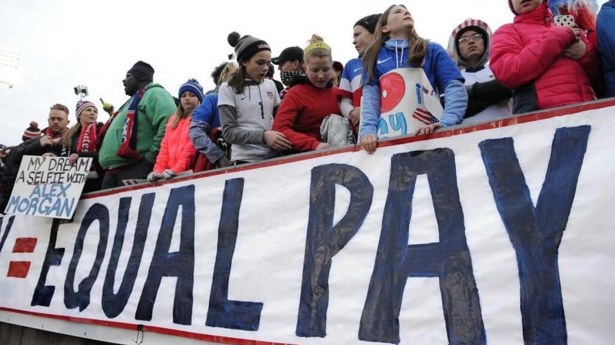 Women nationwide have been taking to any forum to press for equal pay with men.