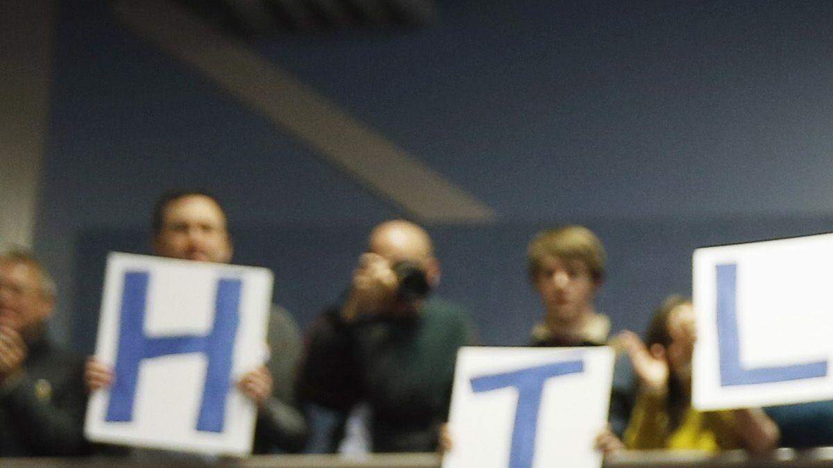 Hillary Clinton campaigns Monday in Manchester, N.H.