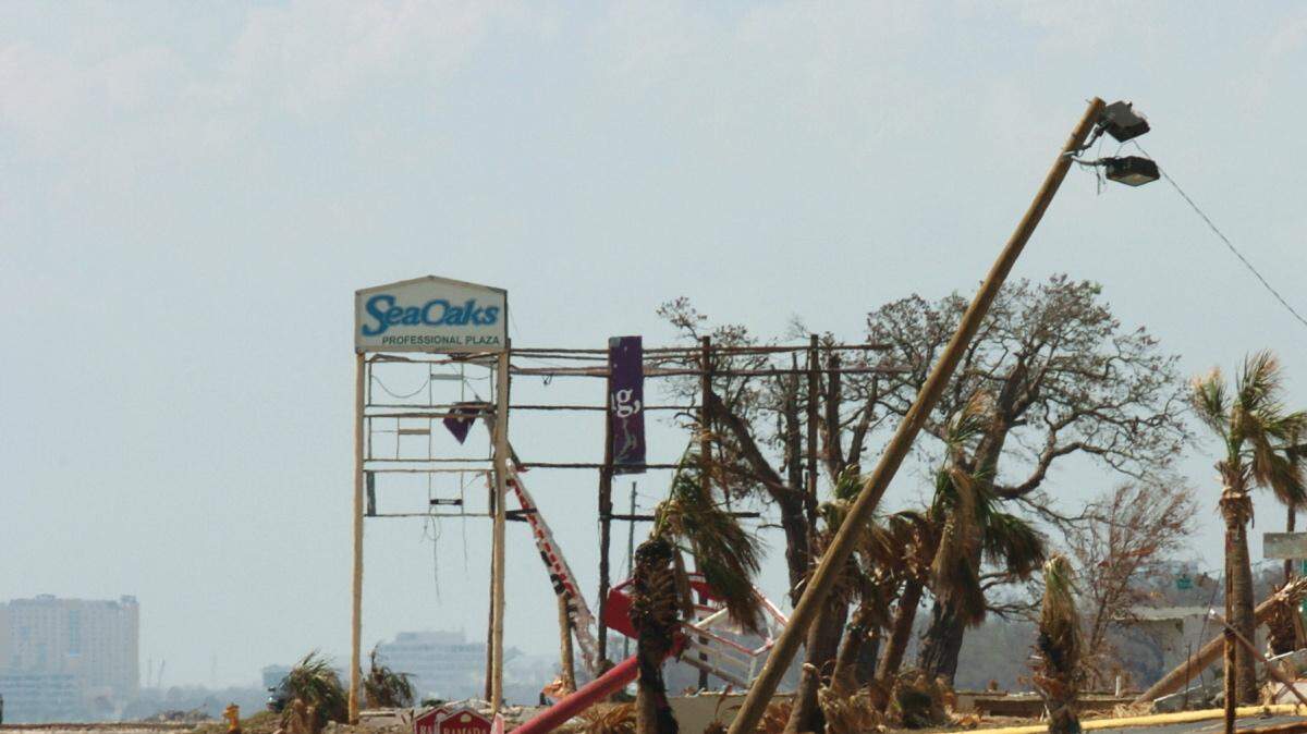 Storm surge cause a lot of the damage in Hurricane Katrina.