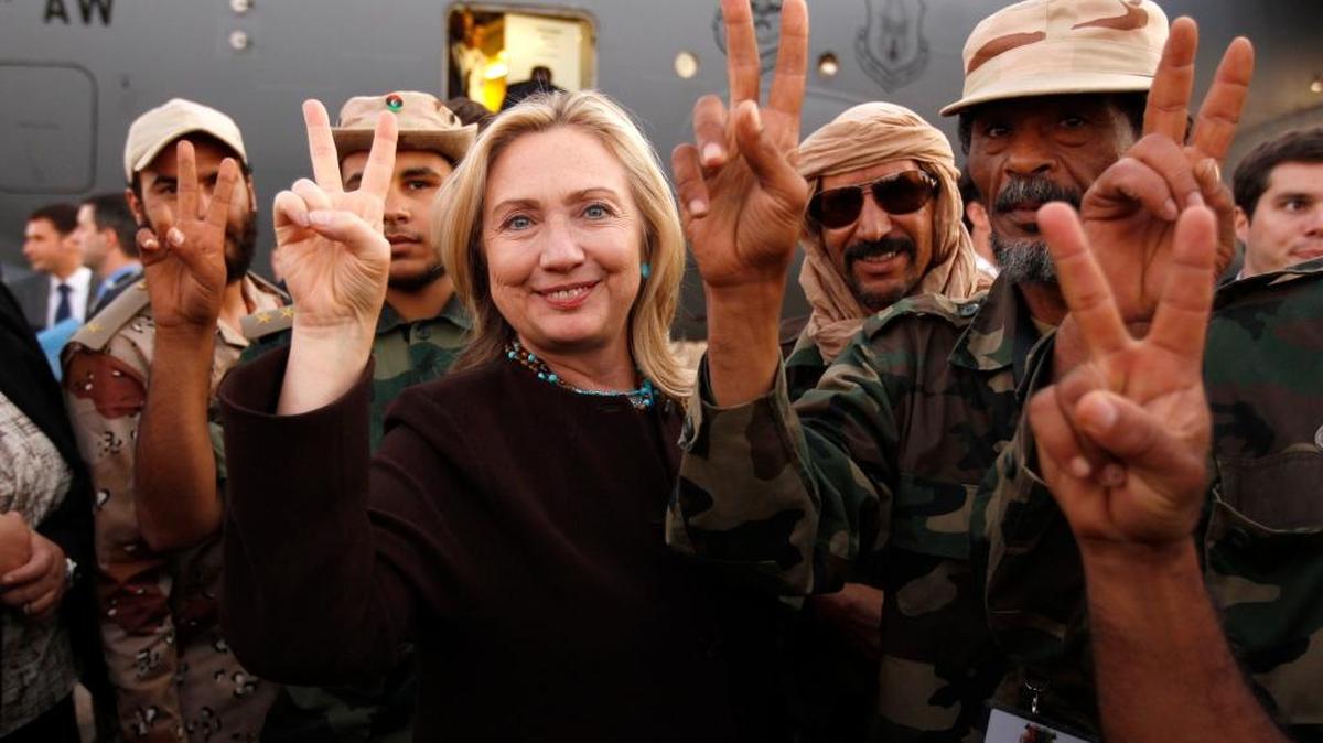 This is Hillary Clinton. She is just not taking money from ISIS.