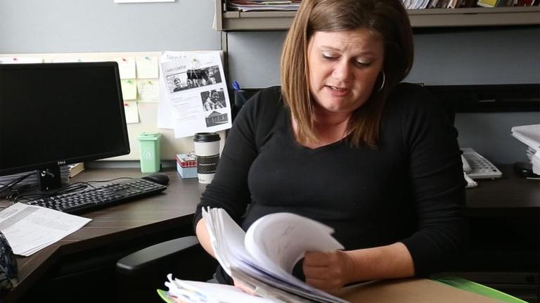 Department of Human Services workers tend to Hancock County children