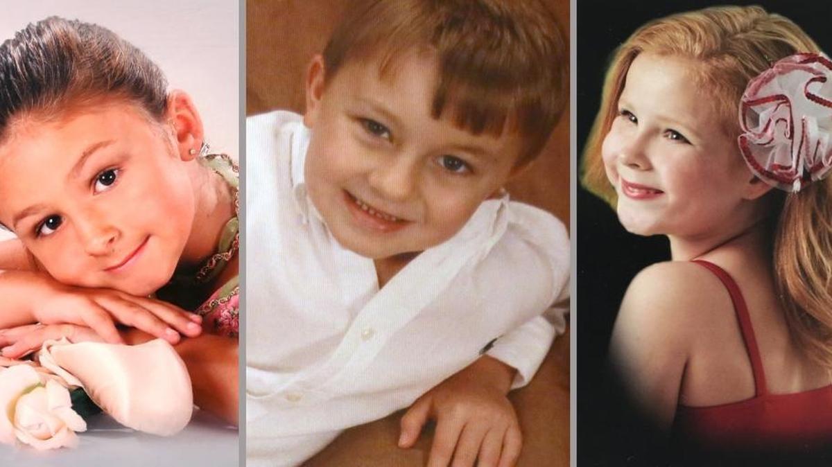 Sophia Mohler, left, Jaxon Schoenberger and Sophia Myers have all been diagnosed with DIPG in the last eight years and have died. All three lived in West Jackson County.