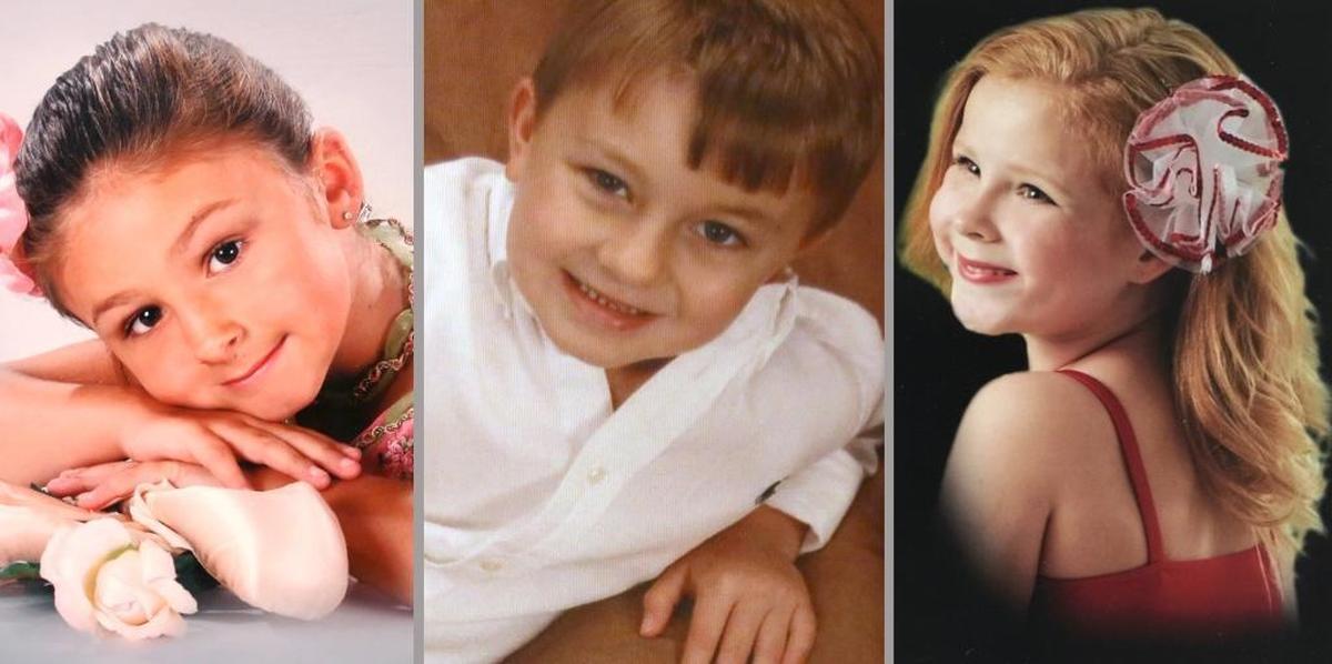 Sophia Mohler, left, Jaxon Schoenberger and Sophia Myers died of the rare and incurable brain tumor that is diffuse intrinsic pontine, glioma, or DIPG. Is there a connection?