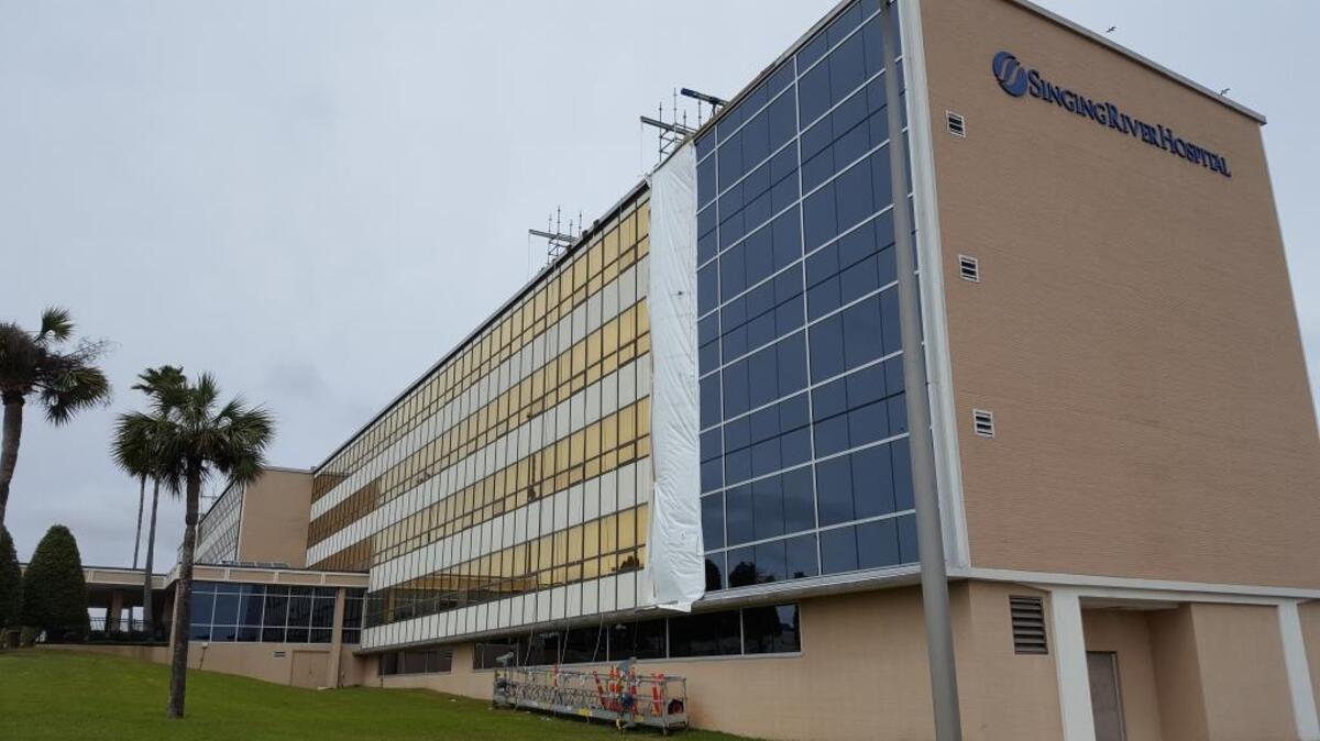 The new look for Singing River Hospital in Pascagoula is mostly paid for with a $15 million a federal grant secured by Thad Cochran from FEMA.
