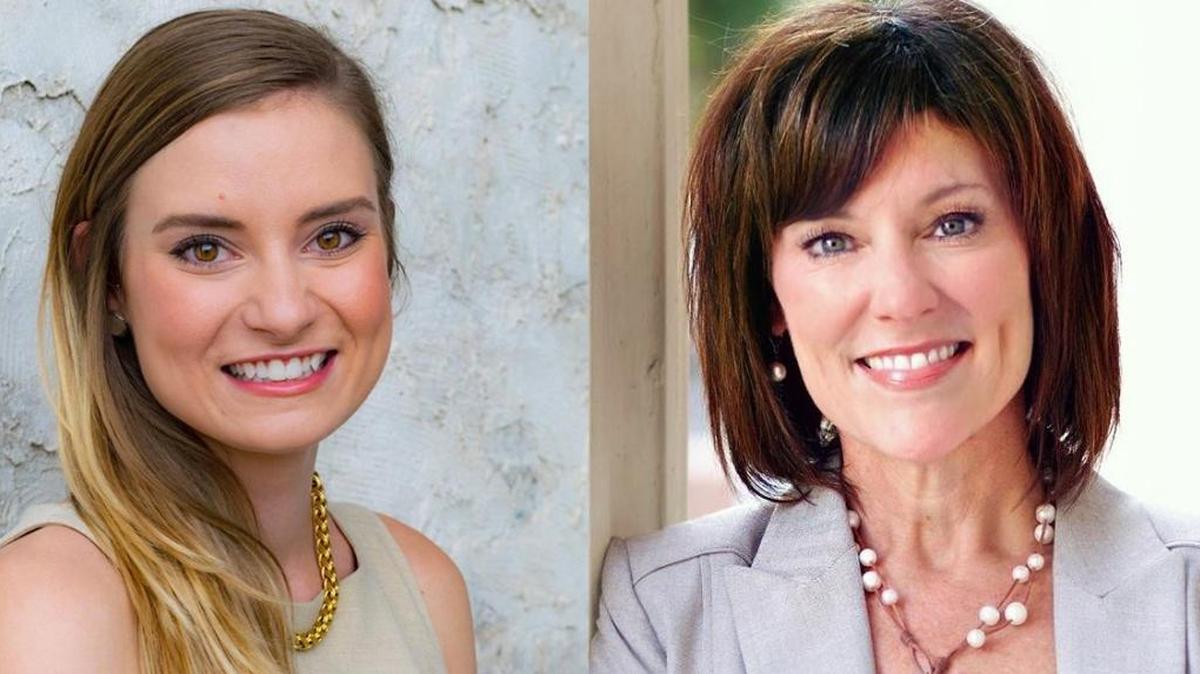 Kathryn Rehner, left, and Missy Warren McGee